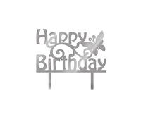 New Birthday Cake Topper Insert Card 2018 Graduation Acrylic Cake Decoration Cake Toppers Happy Birthday Party Cake Decorations J Stylish Attractive design