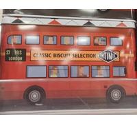 New Biscuit Selection Bus Tin, Designed in the Shape of a Charming Vintage Bus, Filled With An Assortment of Delicious Biscuits, Keep the Fun Tin As A Decorative Storage Piece, Perfect for Sharing.