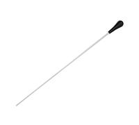 New Black ABS Handle Music Conductor Baton Gift White 15inch