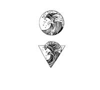 New Black Dragon Tatoo Sticker Waterproof Men And Women Arm Temporary Fake Tattoo Art Tattoo(003)