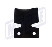 NEW BLACK METAL FLANGE STYLE TOW BAR BUMPER PROTECTOR TOWBALL MP464B MAYPOLE