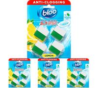 New Bloo Toilet Blocks Pack of 16 Toilet Limescale Remover Cistern Block To