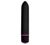 Me You Us - Blossom 10 Mode Bullet Vibrator, Black, Powerful and Versatile Mini Vibrating Bullet for Targeted Pleasure and Sensations