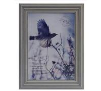 New Blue Dusk Ridged Frame, Display All Your Precious Memories Proudly, Will Easily Blend into Various Decor Flair, Perfect to Showcase Your Favourite Moments - Blue - A4