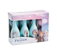 New Blue Kids Bowling Set - 6 Plastic Pins with Fun Character Designs & Ball, Fantastic Active Playtime Game for Indoor & Outdoor Use, Suitable for Ages 3+, Gift for Boys & Girls - G77