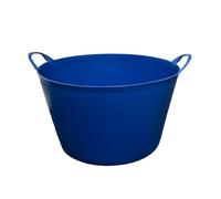 NEW! BLUE Plastic Flexi Tubs 65 Litre - Heavy Duty Flexible Storage Bucket - Multi Purpose Round Container LARGE TUB -GARDEN -CONTAINER -FLEXIBLE STORAGE BUCKET