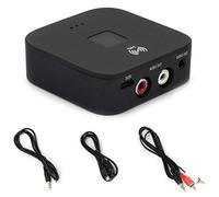 New Bluetooth 5.0 Receiver Wireless 3.5mm AUX NFC to 2RCA Audio Stereo Adapter