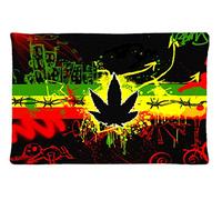 New Bob Marley Rasta Colour Seamless Custom Pillowcase Rectangle Pillow Cases 20x30 Inches (one side)