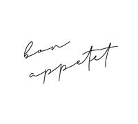 New Bon Appetit Metal Wire Words 75cm Simple & Decorative Kitchen Home Decor M22