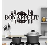 New bon APPetit Wall Sticker Decals Vinyl Living Room Kitchen Decor Removable