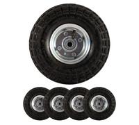 New Bond Hardware Set Of 4 10" Pneumatic Wheels For Sack Trucks Trolleys Wheelbarrows