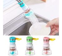 New Booster Kitchen Faucet Nozzle Filter Adapter Sprayer with 360° Rotation, Saves Water