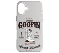 New boot Goofin' Just Goofin, Cowboy boots, genuine Ostrich Case for iPhone 16 Plus