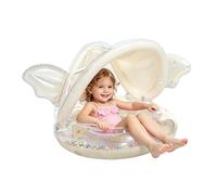 New Born Babys Chair Float For Pool With Canopy, Babys Pool Float Uv Shade, UPF 50+ UV Protection Swimming Ring With Removable Canopy, For New Born & Toddleres 3-48 Months