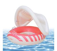 New Born Babys Chair Float For Pool With Canopy, Babys Swim Float With Sun Canopy, UPF 50+ UV Protection Swimming Ring With Removable Sunshade, For New Born & Toddleres 3-48 Months