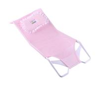 New Born Shower Pad - Baby Bathing Cushion, Toddler Bath Bed | Ergonomic Non-Slip Inffant Support Mat with Head Cradle, Ultra-Soft Mesh Pillow for 0-6 Month Baby Girls Boys Tub Washing Use