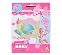 Simba New Born Baby Potty Training Set, Fillable Bottle, Wipe and Cream for 30-43 cm Dolls, 4 Pieces, from 2 Years
