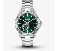 BOSS Troper Men's Automatic Dark Green Dial & Stainless Steel Watch