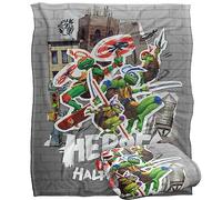 new boundary designs, inc. Teenage Mutant Ninja Turtles: Mutant Mayhem Heroes In A Half Shell Silky Touch Super Soft Throw Blanket 152 X 127 Cm