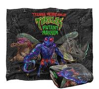 new boundary designs, inc. Teenage Mutant Ninja Turtles: Mutant Mayhem Mutant Baddies And Patches Silky Touch Super Soft Throw Blanket 152 X 127 Cm