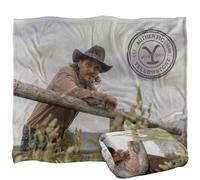 new boundary designs, inc. Yellowstone Kayce On The Fence Silky Touch Super Soft Throw Blanket 152 X 127 Cm