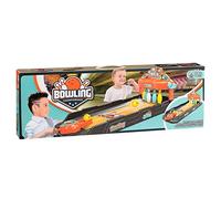 New Bowling Championship Game Included Bowling Alley, 5 x Bowling Pins, 2 x Mini Bowling Balls, Press the Device and it Falls Back into Place, For 1 to 3 Players, Have Some Fun Down the Alley