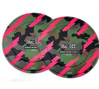New Boxed 2 x Muc-Off Disc Brake Rotor Covers Camo - Road MTB - Travel -