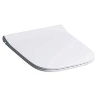 Geberit Soft Close Toilet Seat Smyle Square Antibacterial 450x356x43mm White