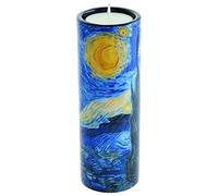 New boxed VAN GOGH STARRY NIGHT tea light holder pillar candlestick by Parastone