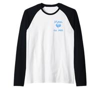 New Boy Mom Established in The Year 2026 Pocket Style Raglan Baseball Tee
