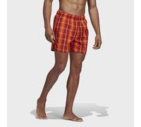 NEW BOYS ADIDAS CHECK MICROFIBRE SWIM SHORTS - NET LINED - 2 COLOURS - DY6398
