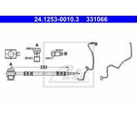 New Brake Hose for AUDI SEAT SKODA VW:A3,TT,LEON,BORA,BEETLE 1J0611763D