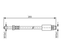 BOSCH Brake Hose 1 987 476 359 Brake Line,Brake Pipe BMW,3 Touring (E91),3 Limousine (E90),1 Schrägheck (E87),1 Schrägheck (F20),3 Touring (F31)