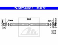 New Brake Hose for BMW:1,3,X1,E81,E87 34306792253
