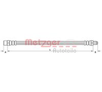 METZGER 4110754 Brake hose