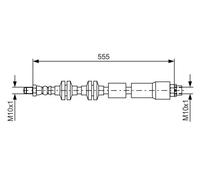 New Brake Hose for BMW:X1,E84,X1 SUV 34306799424