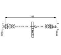 New Brake Hose for CITROËN FIAT PEUGEOT:RELAY Bus,RELAY Van,BOXER Bus 480676