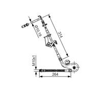 BOSCH 1 987 481 427 Brake hose