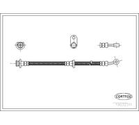New Brake Hose for HONDA:CIVIC VII Saloon,CIVIC VIII Saloon 01465S6D000