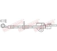 BRAKE HOSE 80.902X FOR HONDA FIT/ARIA/MK/IV/II/MONOCAB/III CITY JAZZ 1.5L 4cyl