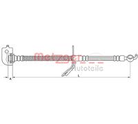 METZGER 4110736 Brake hose