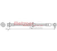 New Brake Hose for NISSAN:DUALIS I,KICKS II SUV,QASHQAI II SUV 46210-JD005