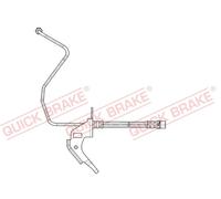 Flexible brake hose with internal thread 35.913 QUICK BRAKE for OPEL ASTRA H GTC