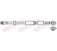 BRAKE HOSE 58.892X FOR SKODA VW SEAT CPGA/CHYB/CHYA 1.0L 3cyl CITIGODKRA 1.0L