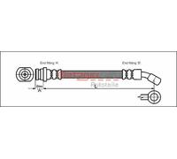 METZGER 4110072 Brake hose