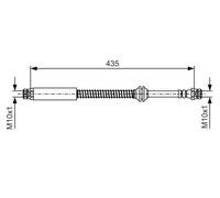 BOSCH 1 987 481 459 Brake hose