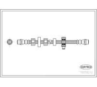 New Brake Hose for VW:KOMBI V Van,EUROVAN V Van,EUROVAN IV Van 7D0611701B