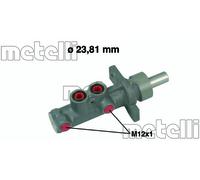 Brake master cylinder Aluminium 05-0635 METELLI for FORD TRANSIT Bus TRANSIT Van