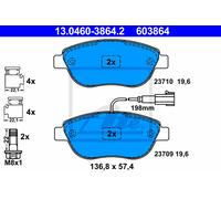 DISC BRAKE PADS SET FOR ABARTH FIAT 500C 595C 312 312 A3 000 312 A1 000 ATE
