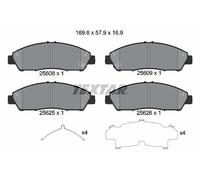 TEXTAR 2560801 Brake pad set